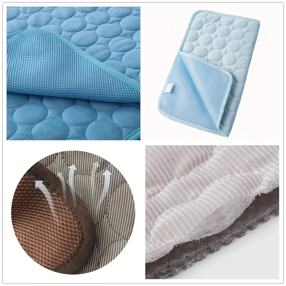 Dog Cooling Mat – Summer Cold Bed for Dogs & Cats