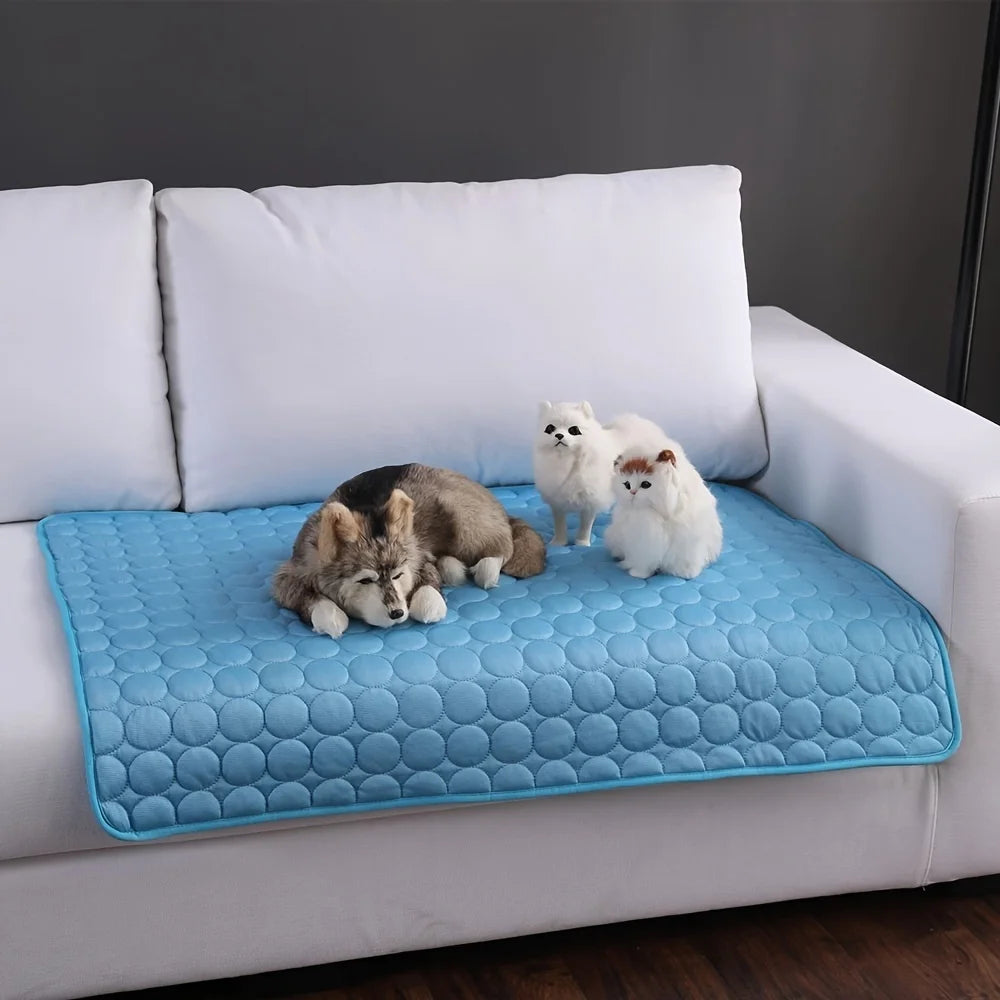 Dog Cooling Mat – Summer Cold Bed for Dogs & Cats