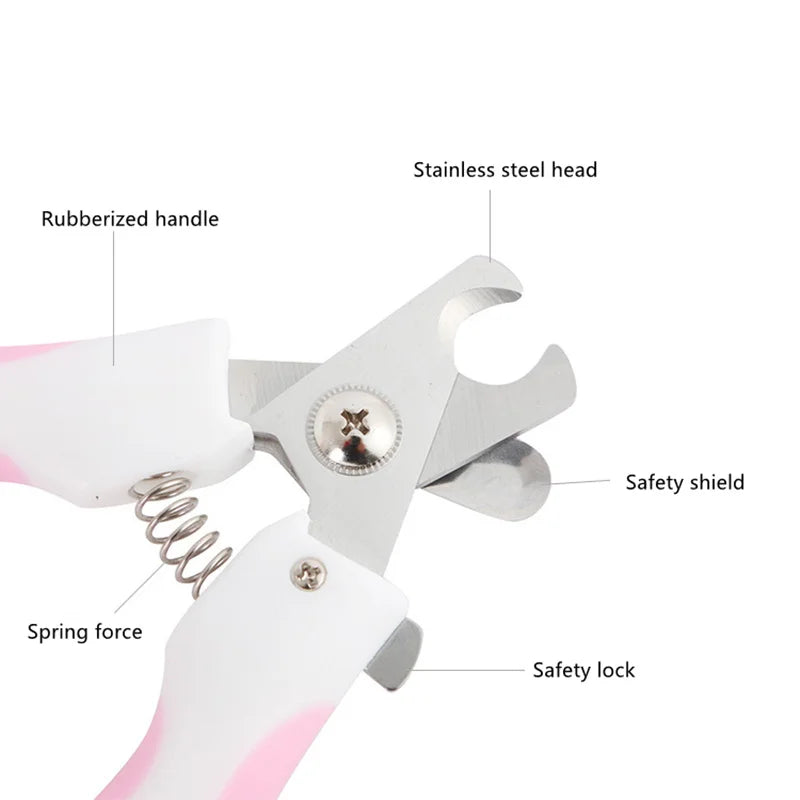 Pet Nail Clipper Set – Claw Trimmer with File for Dogs & Cats