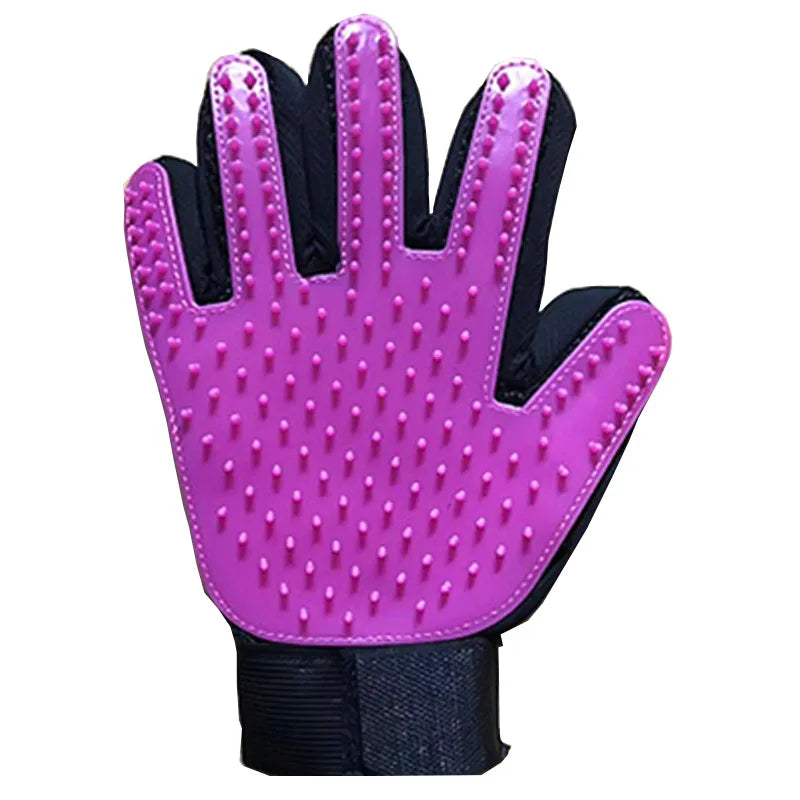 Pet Grooming Glove – Silicone Deshedding Massage Glove