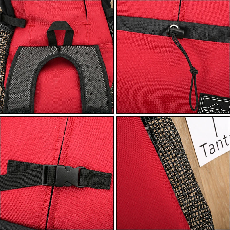 Outdoor Travel Dog Backpack – Breathable Hiking Carrier