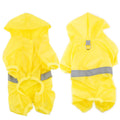 Waterproof Dog Raincoat – Reflective Jumpsuit for Small Dogs