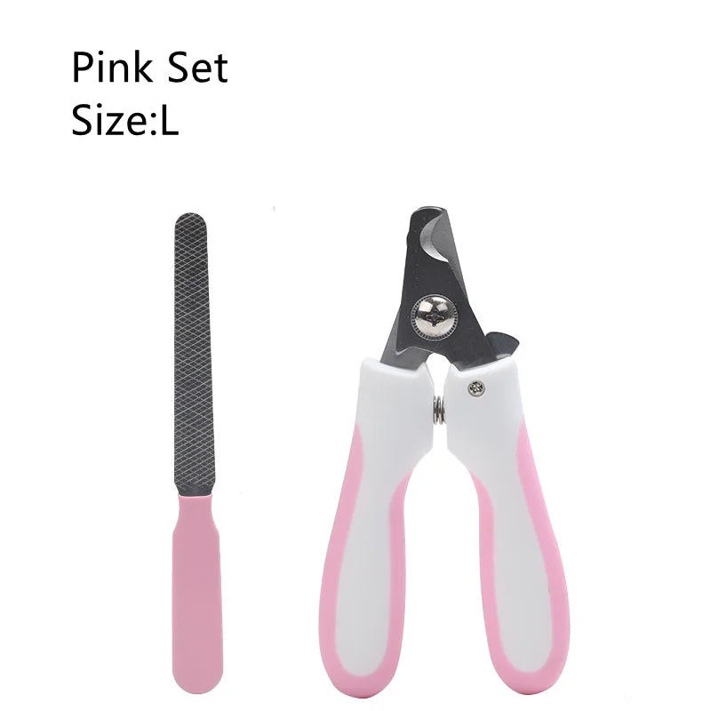 Pet Nail Clipper Set – Claw Trimmer with File for Dogs & Cats