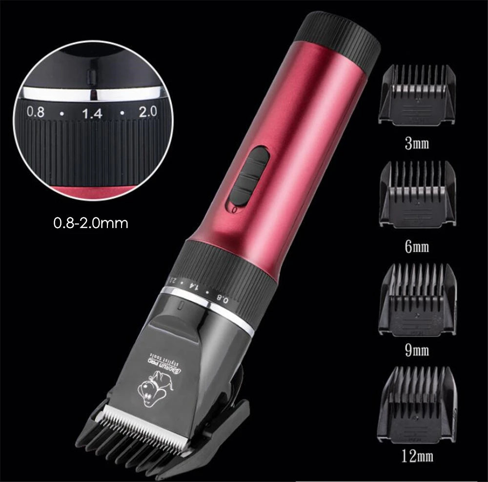 BaoRun P6 Dog Hair Trimmer – Low-Noise Rechargeable Grooming Clipper