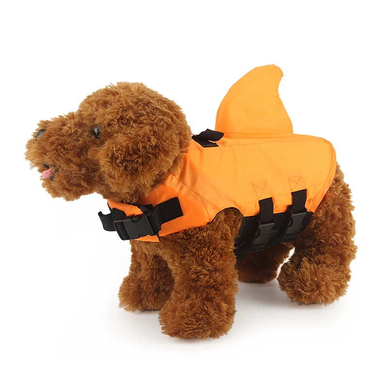 Shark Dog Life Vest – Fun Safety Jacket for Swimming