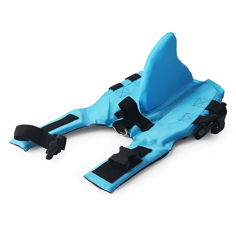 Shark Dog Life Vest – Fun Safety Jacket for Swimming