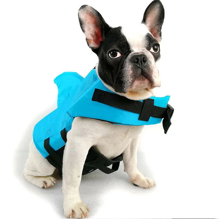 Shark Dog Life Vest – Fun Safety Jacket for Swimming