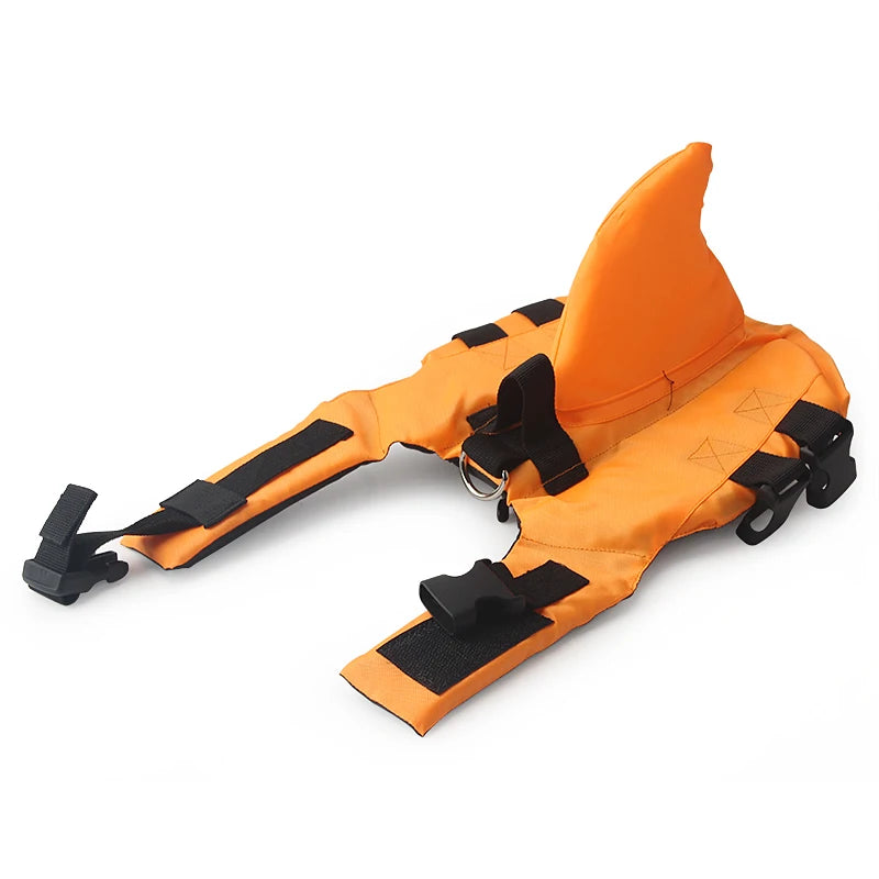 Shark Dog Life Vest – Fun Safety Jacket for Swimming