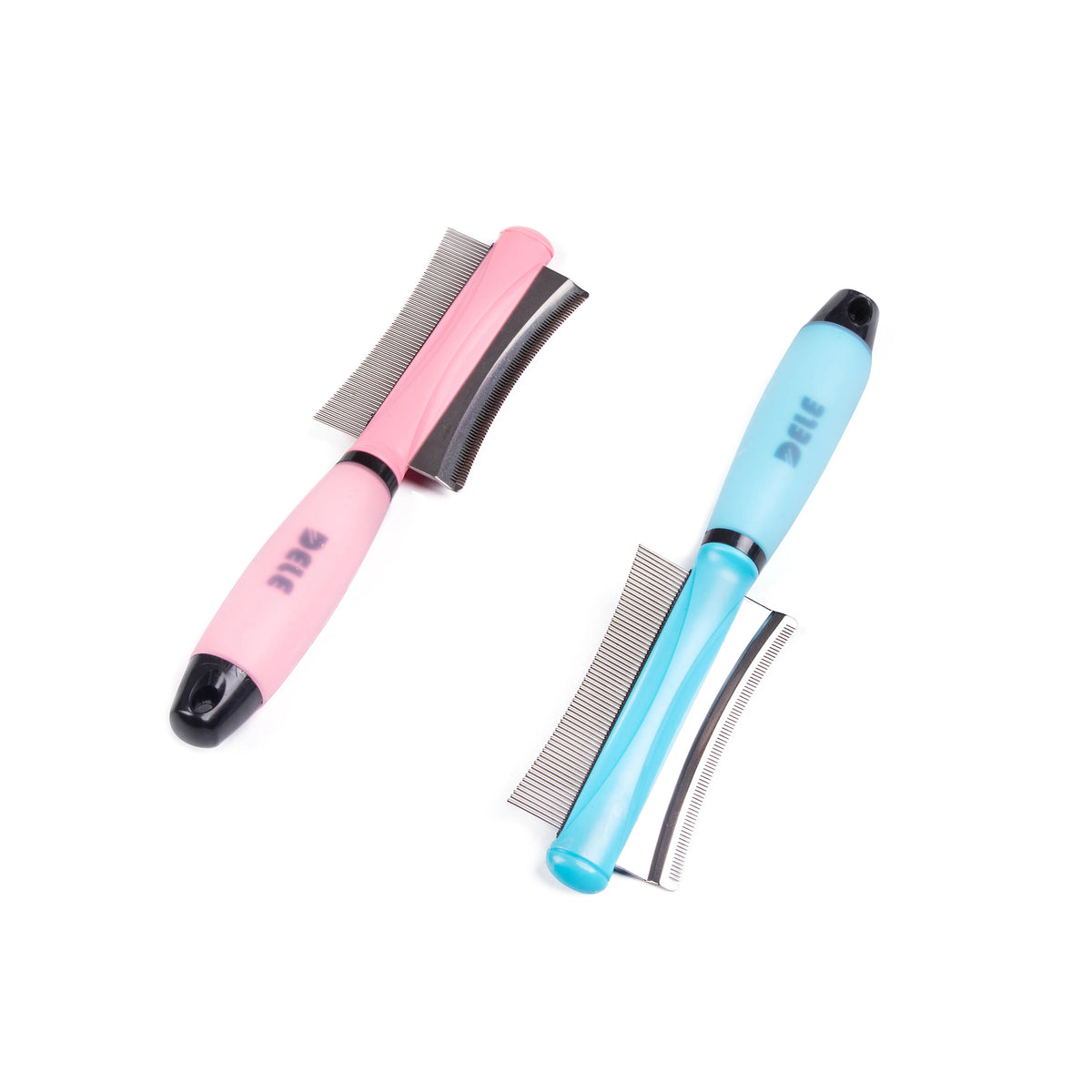 Double-Sided Deshedding Brush for Dogs & Cats