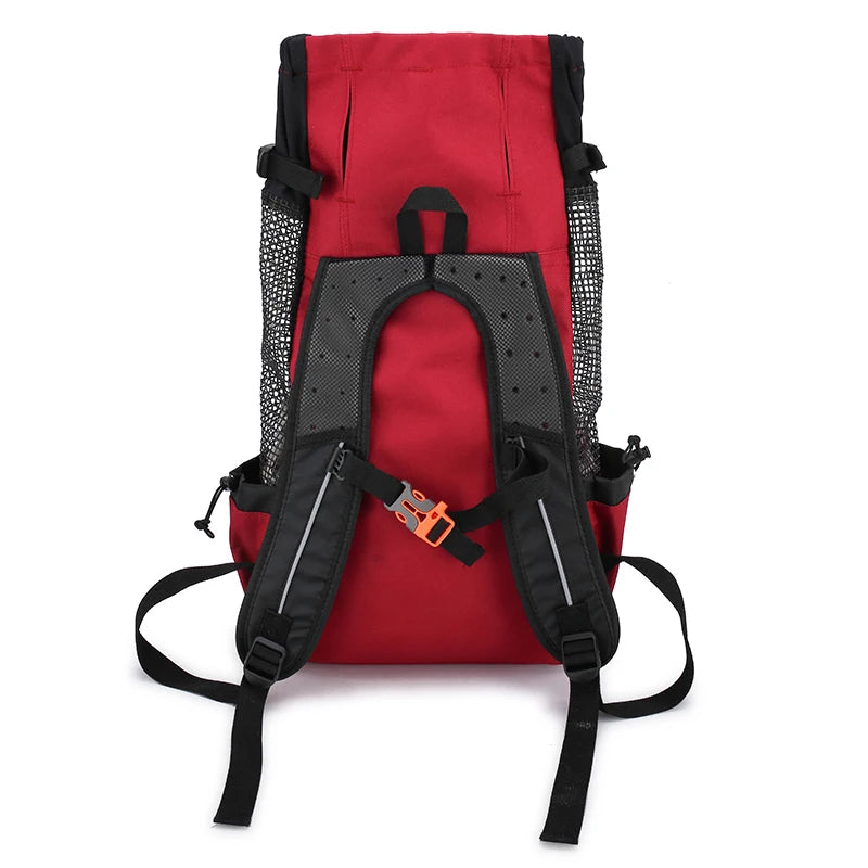Outdoor Travel Dog Backpack – Breathable Hiking Carrier