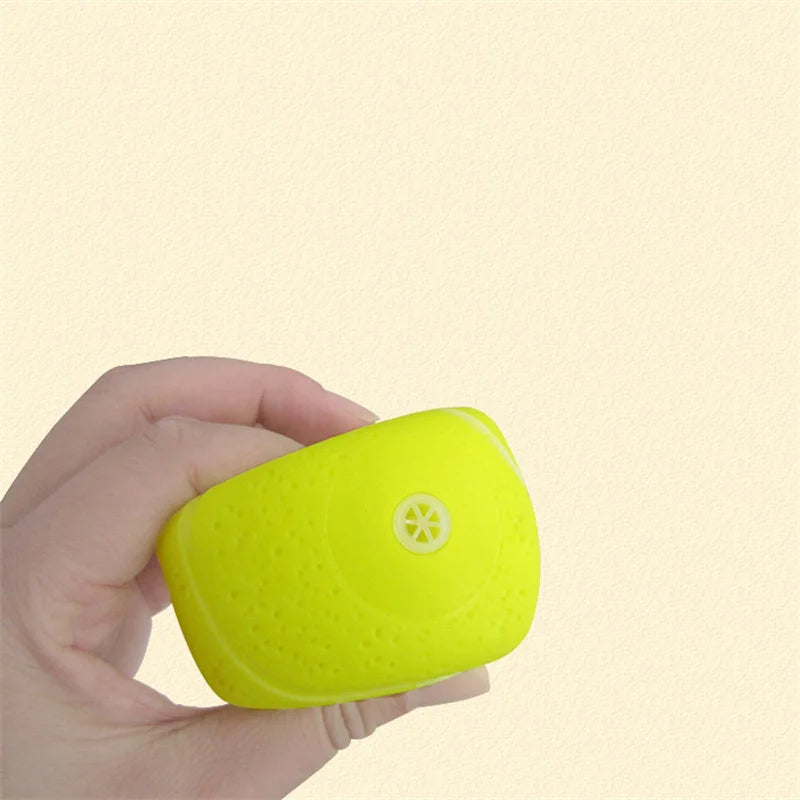 Squeaky Rubber Dog Ball – 6cm Chew Toy for Small Dogs & Puppies