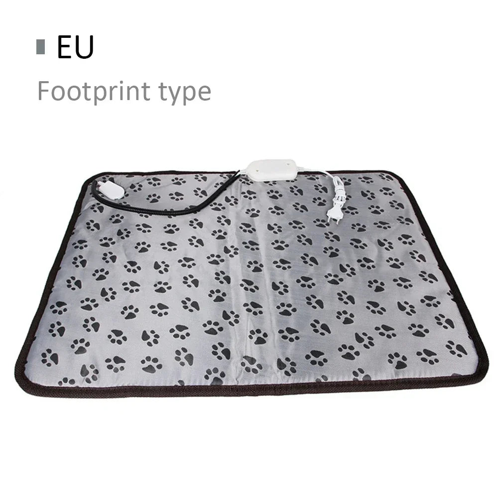 Winter Pet Heating Blanket – Warm Waterproof Mat (US Plug)