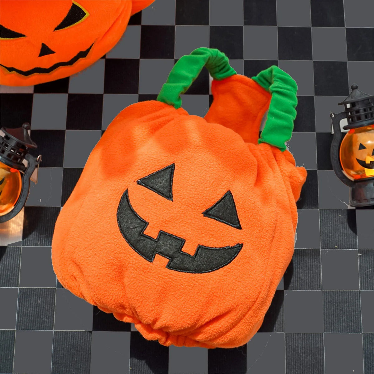 Pumpkin Halloween Costume – Lantern Cosplay Outfit for Dogs & Cats
