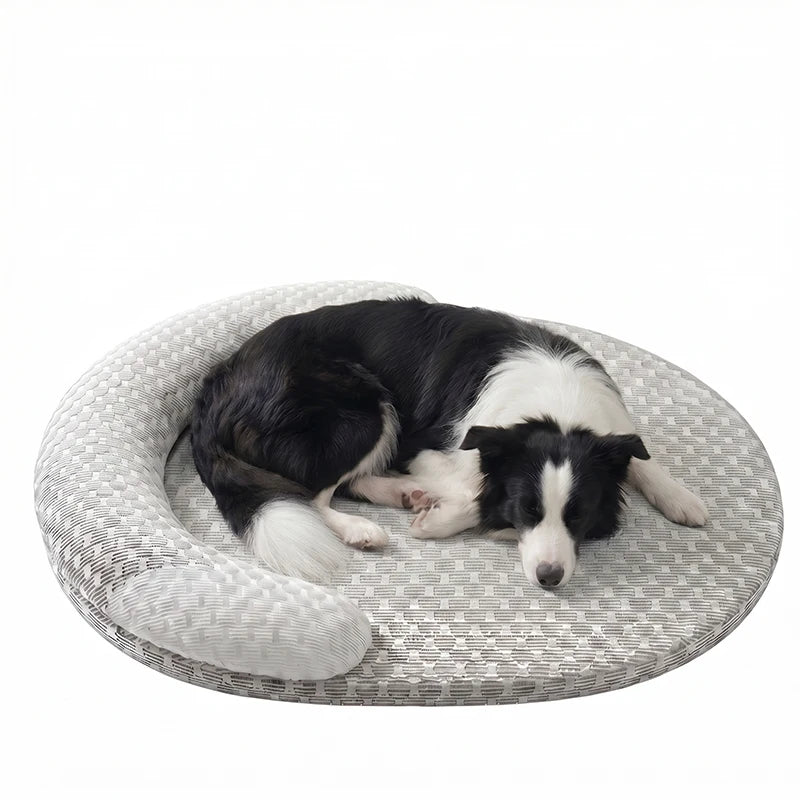 Ice-Silk Cooling Mat – Breathable Summer Bed for Dogs & Cats