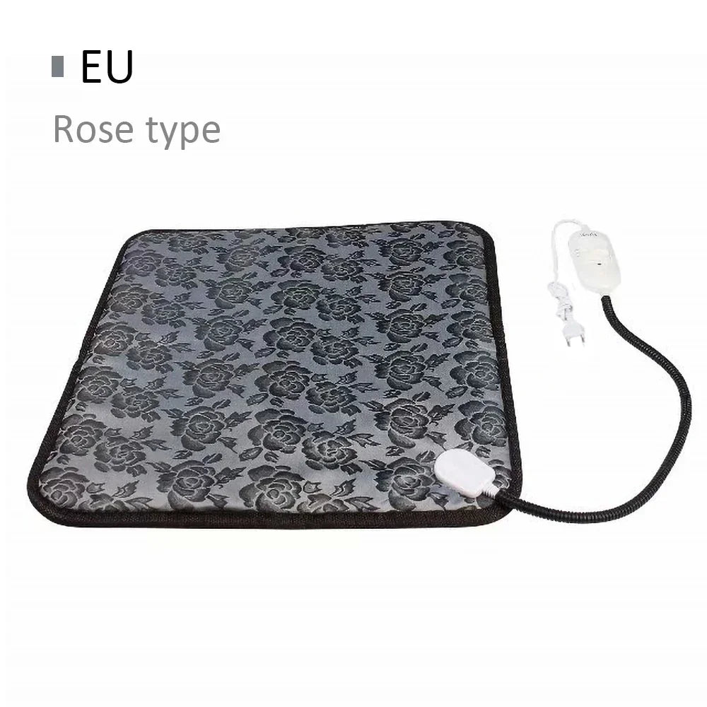 Winter Pet Heating Blanket – Warm Waterproof Mat (US Plug)