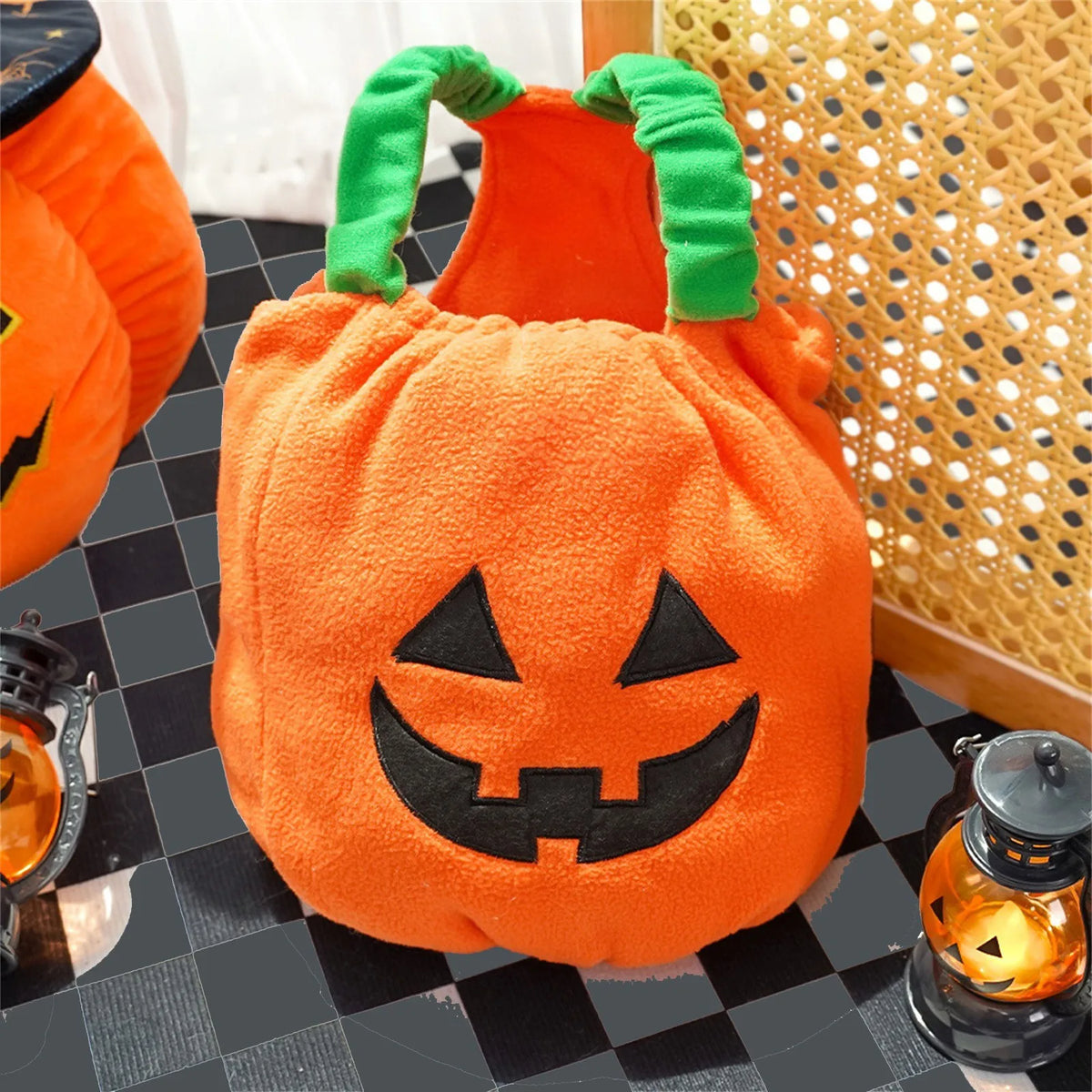 Pumpkin Halloween Costume – Lantern Cosplay Outfit for Dogs & Cats