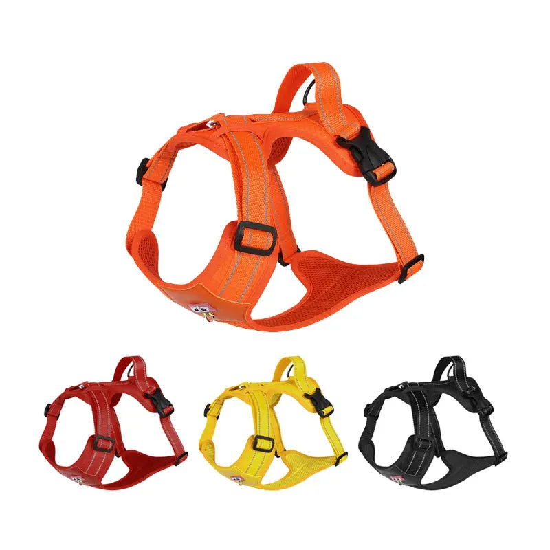 Reflective Waterproof Harness Vest – No-Pull Safety Harness for Medium & Large Dogs