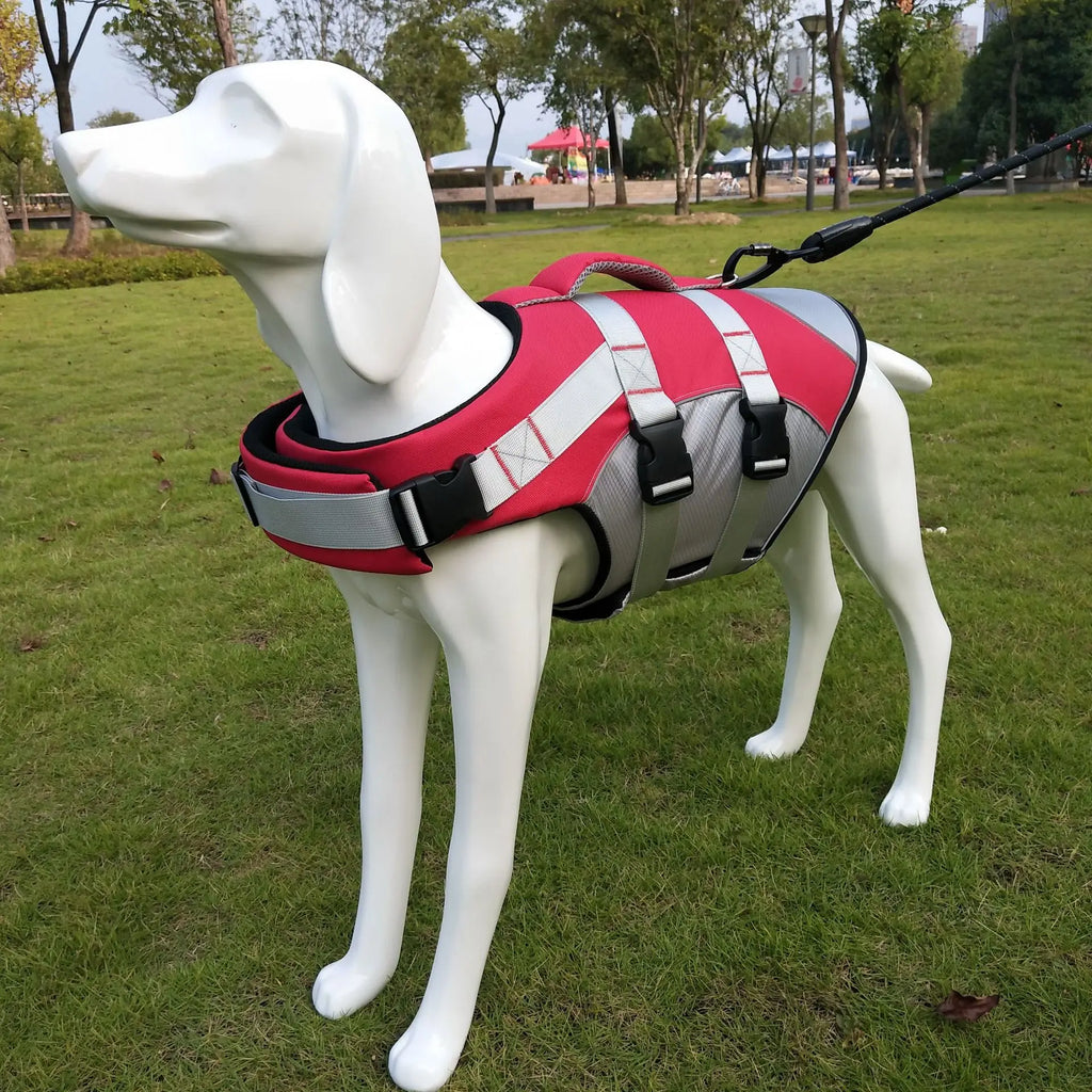 Dog Life Jacket – Reflective Safety Vest for Swimming