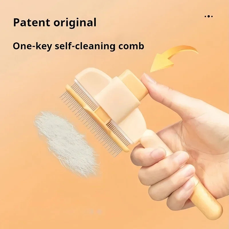 Soothing Massage Grooming Comb – Deshedding Brush for Dogs & Cats