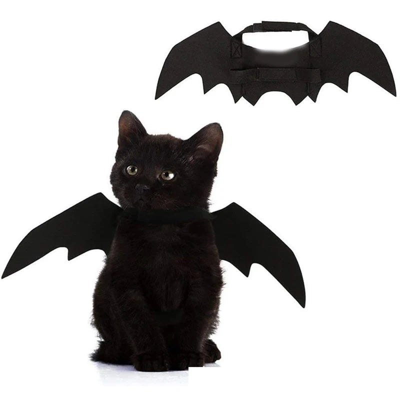 Bat Wings Halloween Costume – Funny Cosplay Dress-Up for Dogs & Cats