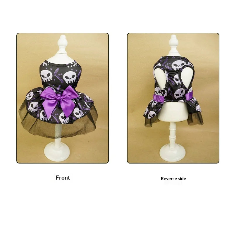 Witch Hat & Cape Costume Set – Halloween Cosplay for Dogs & Cats