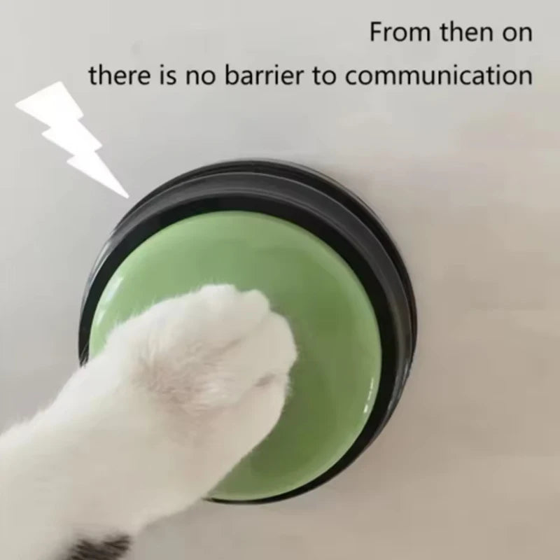 Recordable Talking Pet Buttons – Communication Training Toy