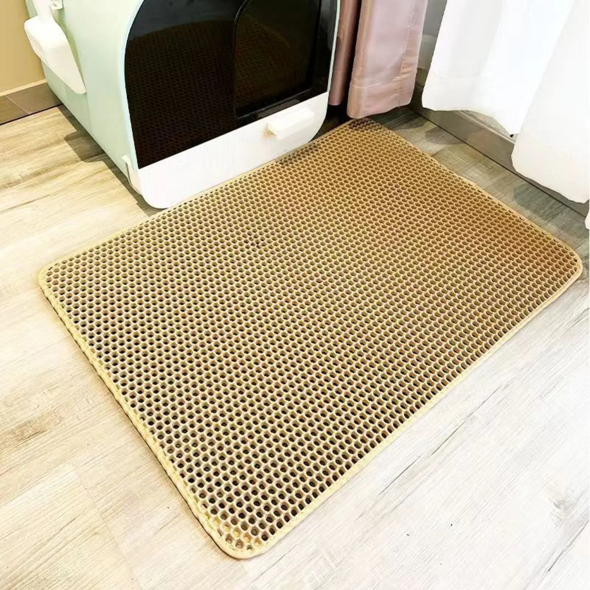 Extra-Large Cat Litter Mat – Waterproof 2-Layer Non-Slip Litter Trapper