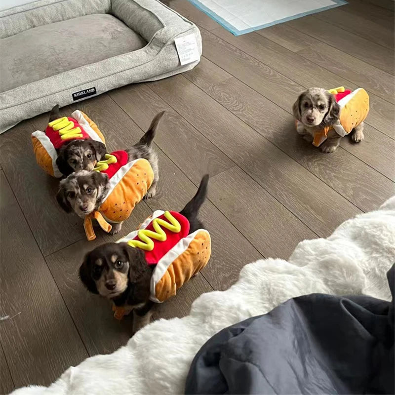 Hot Dog Halloween Costume – Funny Sausage Cosplay Outfit for Dogs