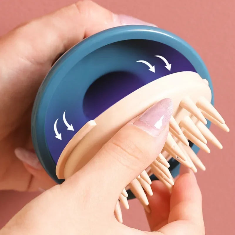 Silicone Bath Massage Brush for Dogs & Cats – Shampoo Scrubber