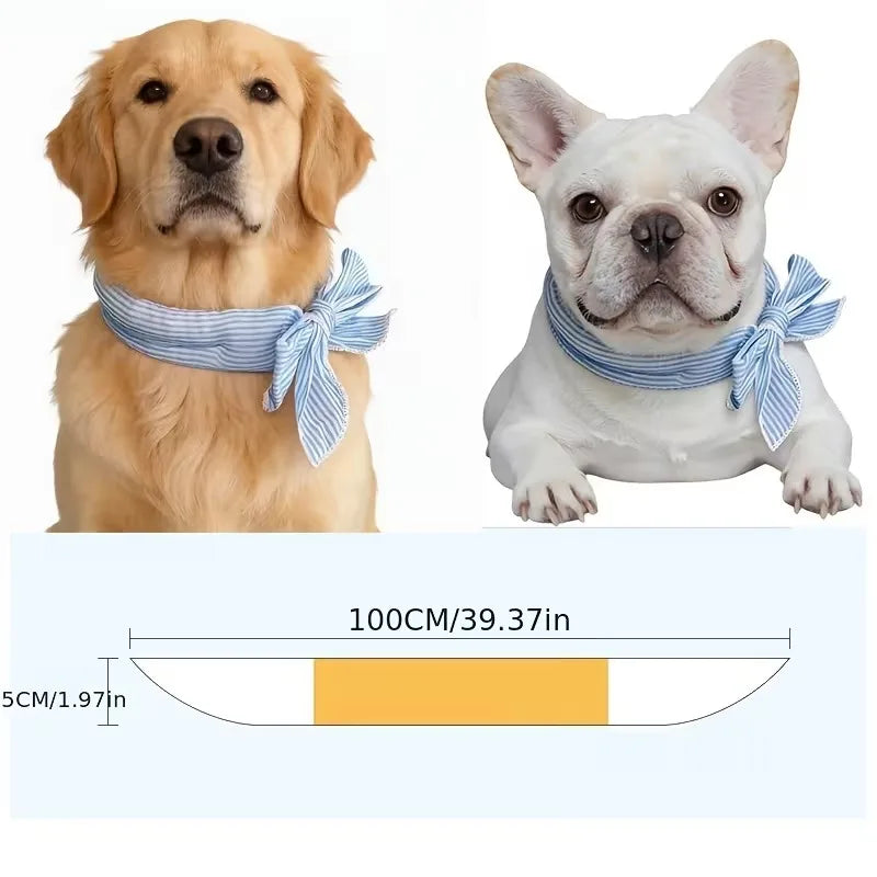 Pet Cooling Ice Scarf – Cooling Collar for Hot Days