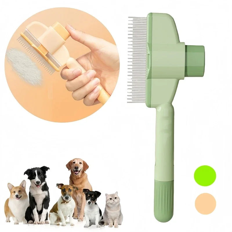 Soothing Massage Grooming Comb – Deshedding Brush for Dogs & Cats
