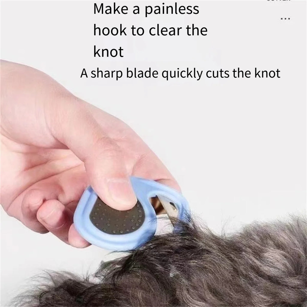 Dematting Splitter Comb – Safe Mat & Knot Remover for Dogs & Cats