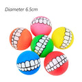 Squeaky Rubber Dog Ball – 6cm Chew Toy for Small Dogs & Puppies