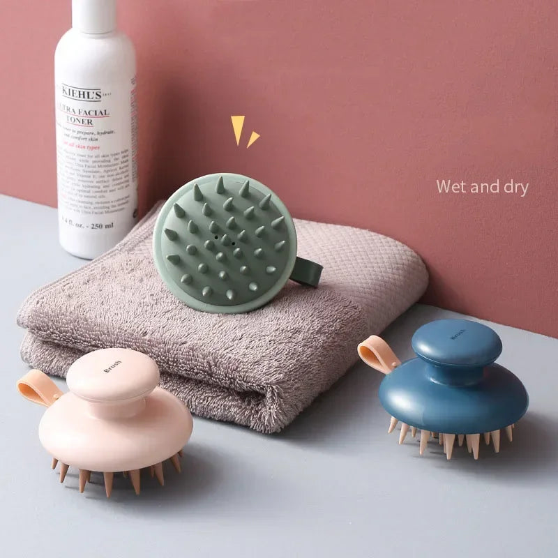 Silicone Bath Massage Brush for Dogs & Cats – Shampoo Scrubber