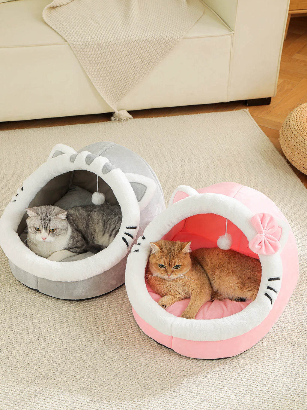 Cozy Cat House Tent – Soft Cave Nest Bed