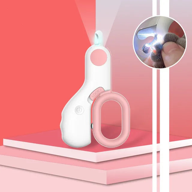 LED Nail Clipper for Pets – Light-Up Quick Finder