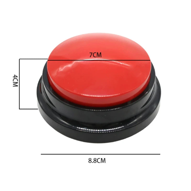 Recordable Talking Pet Buttons – Communication Training Toy