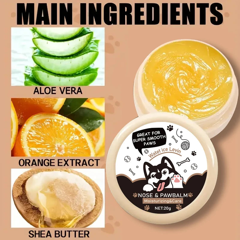 Natural Paw & Nose Balm – Moisturizing Protection for Dogs & Cats