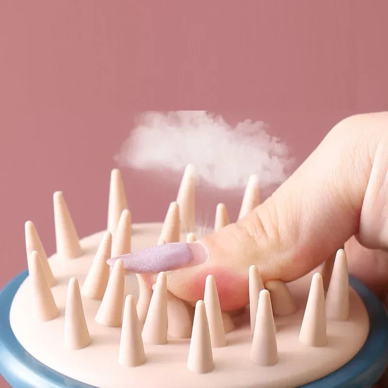 Silicone Bath Massage Brush for Dogs & Cats – Shampoo Scrubber
