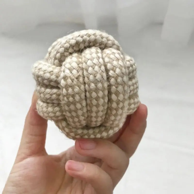 Rope Knot Chew Toy – Teeth-Cleaning Tug Toy