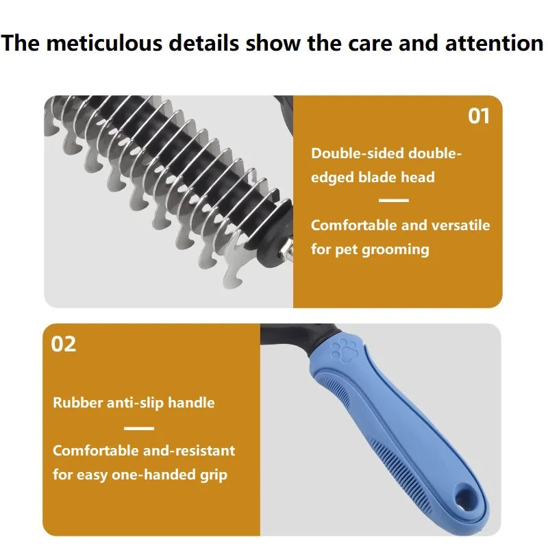 Short-Hair Deshedding Brush – Gentle Coat Care