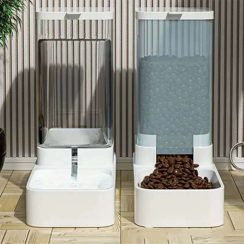 Gravity Automatic Feeder & Water Dispenser Set