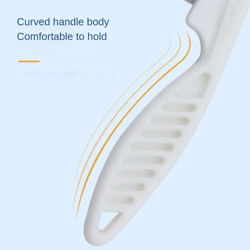 Stainless Steel Flea Comb – Fine-Tooth Grooming Comb for Dogs & Cats