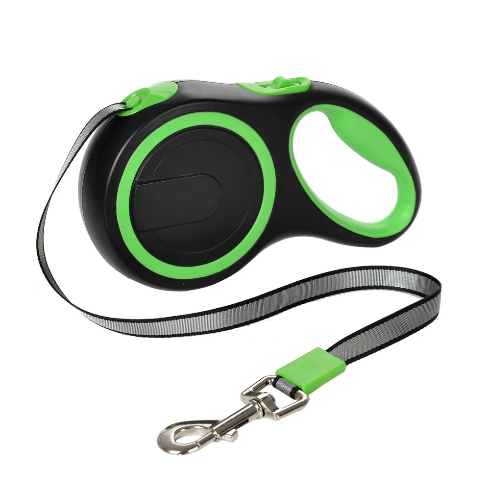Retractable Dog Leash – 5m/8m Heavy-Duty Walking Leash