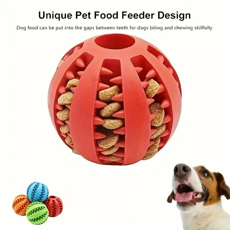 Treat-Dispensing Chew Ball – Interactive Toy for Dogs & Cats