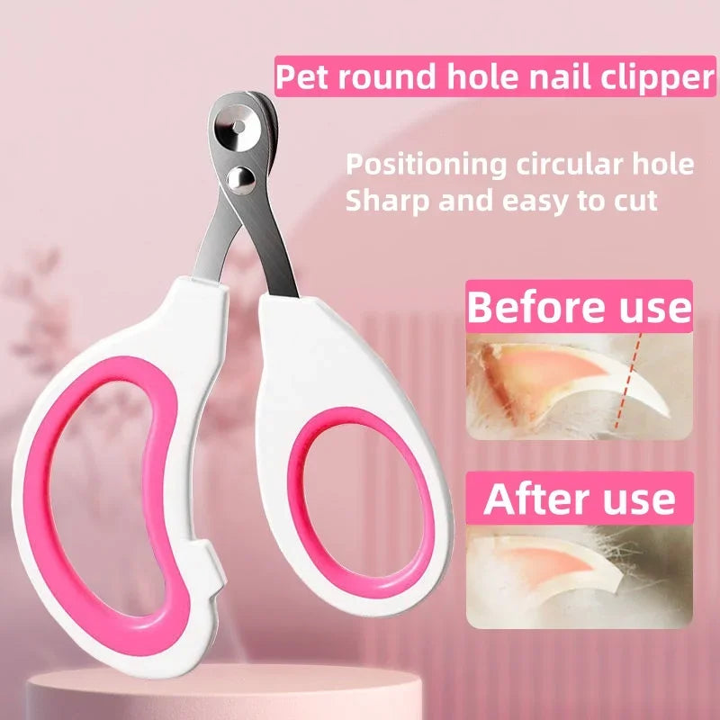 Professional Cat Nail Clippers – Stainless Steel Claw Trimmer