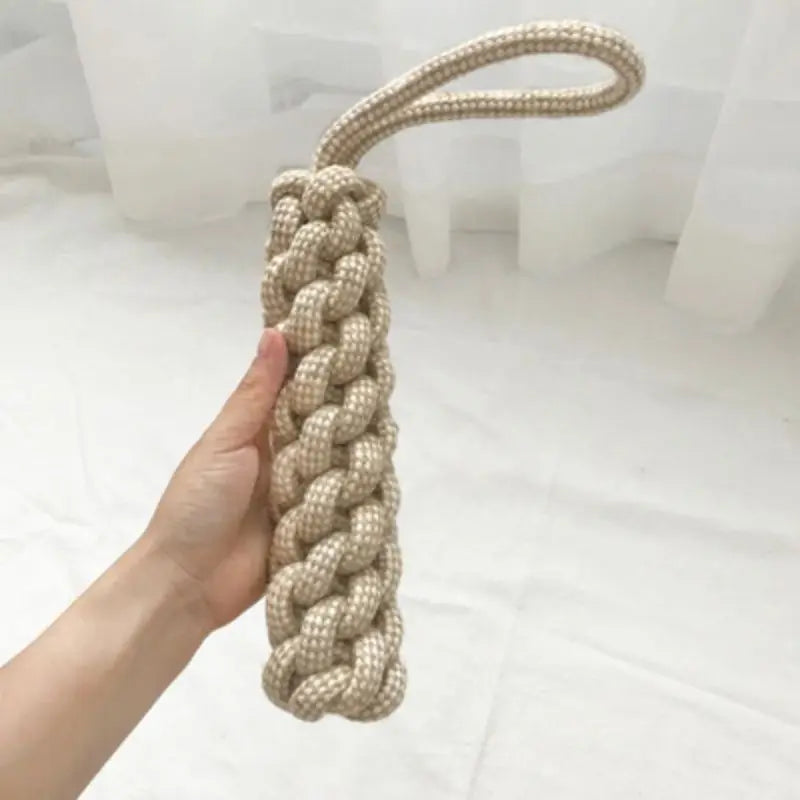 Rope Knot Chew Toy – Teeth-Cleaning Tug Toy