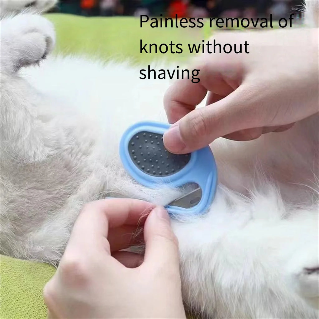 Dematting Splitter Comb – Safe Mat & Knot Remover for Dogs & Cats