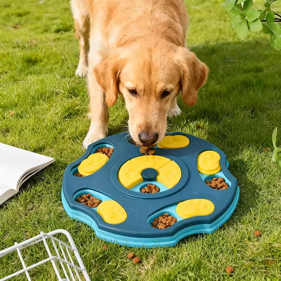 Dog Puzzle Slow Feeder – Interactive IQ Training Toy